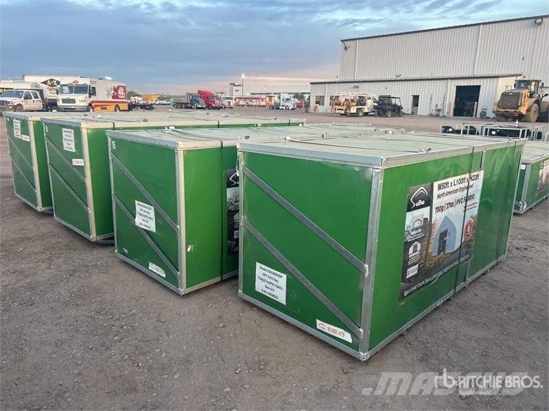 Suihe S5010023DP-750gPVC 100 ft x 50 ft x 23 ft Storage  Edificación de acero