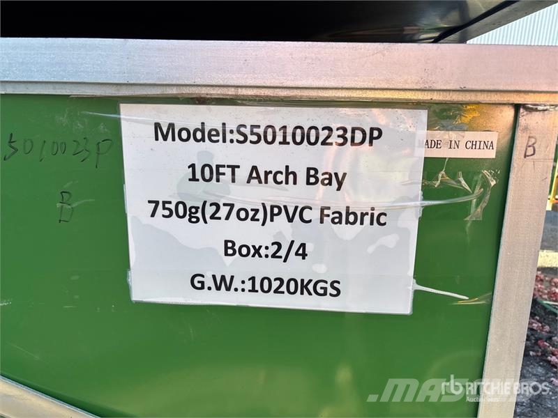 Suihe S5010023DP-750gPVC 100 ft x 50 ft x 23 ft Storage Jeklene gradbene konstrukcije