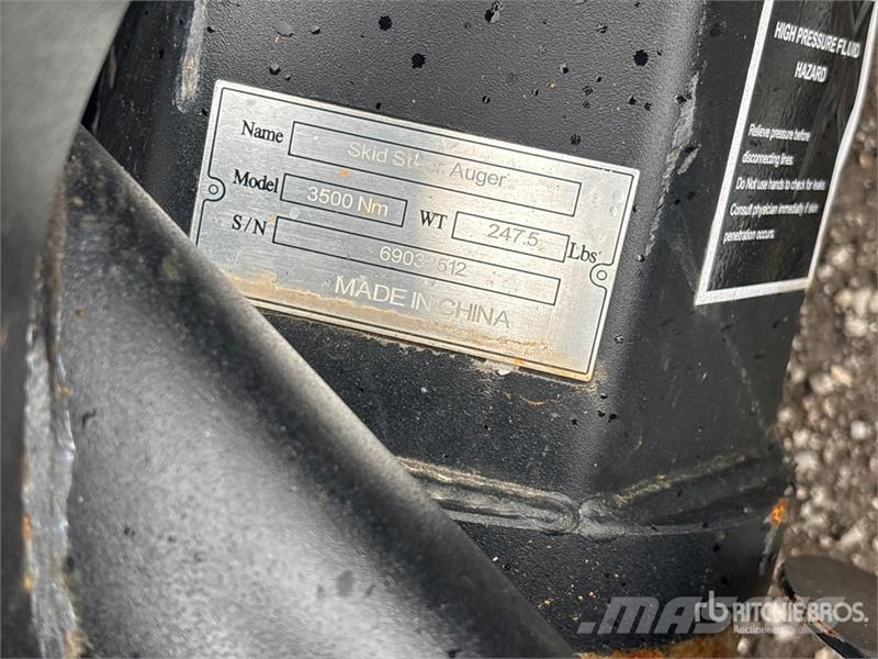 Suihe SSA Skid Steer Auger (Unused) Drills