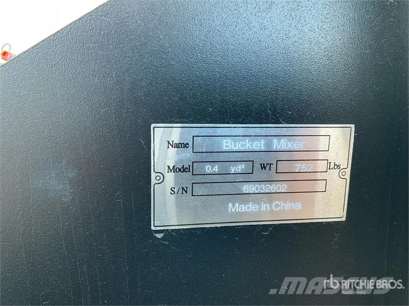 Suihe SSM 56 in Skid Steer Concrete Mixer (Unused) Betoneiras de concreto/argamassa