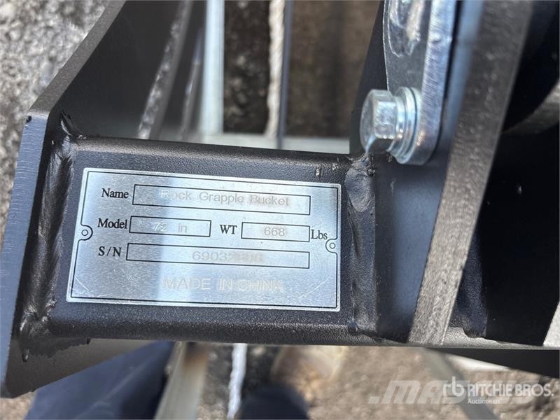 Suihe SSRGB-72 72 in Skeleton Skid Steer Grapple Bucket  Grijpers
