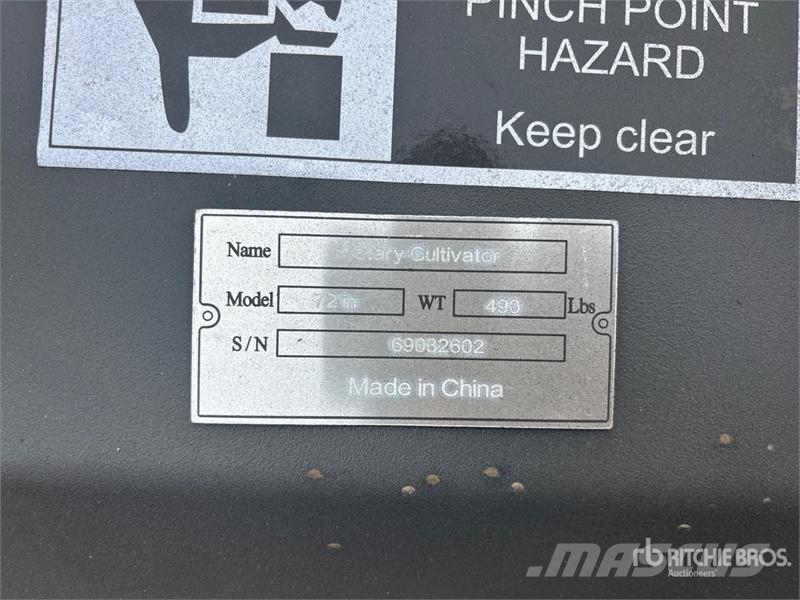 Suihe SSTL 72 in Skid Steer Tiller (Unused) Gradas vibratorias / rotocultivadoras