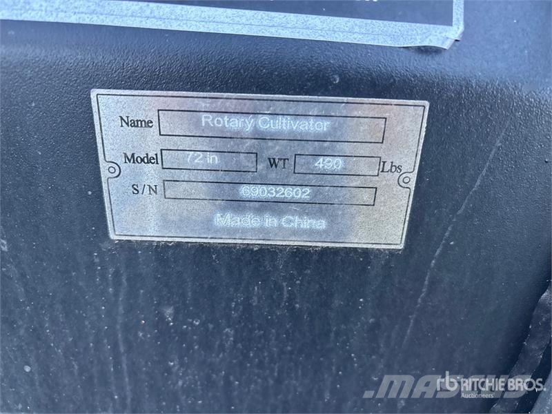 Suihe SSTL 72 in Skid Steer Tiller (Unused) Gradas vibratorias / rotocultivadoras