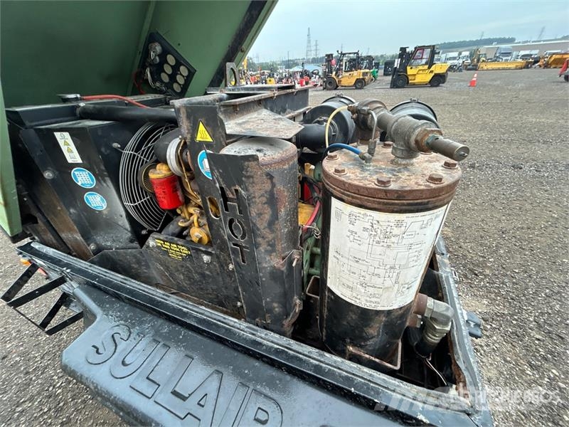 Sullair 185DPQ JD2 185 cfm Mobile Air Compressor (Inoperab Kompressorer