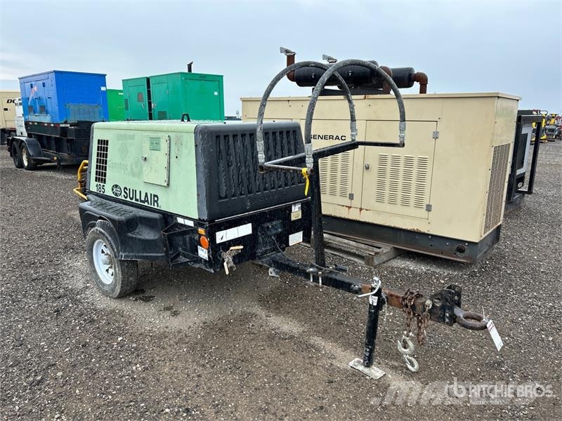 Sullair 185DPQ JD2 185 cfm Mobile Air Compressor (Inoperab Kompressorer
