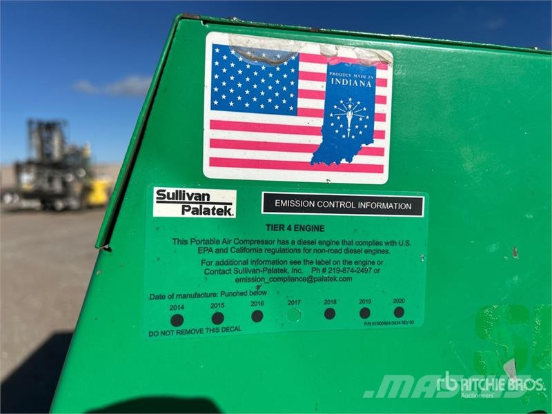 Sullivan DC185PDZSB Mobile Air Compressor Kompressorit