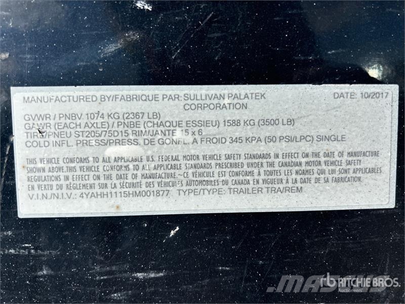 Sullivan DC185PDZSB Mobile Air Compressor Kompressorit