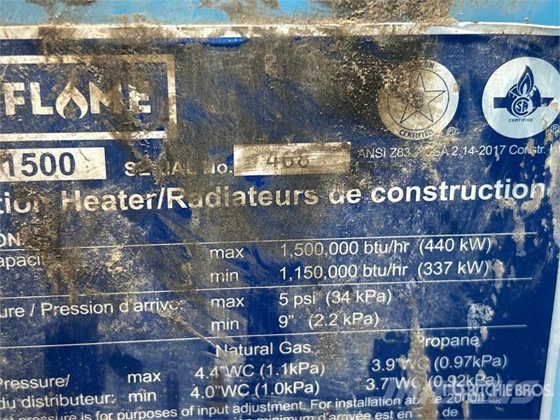  Sure Flame IX1500 Kühl- und Heizsysteme