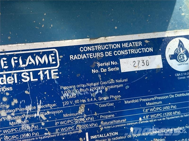 Sure Flame SL11E Fűtő és Hűtő felszerelések
