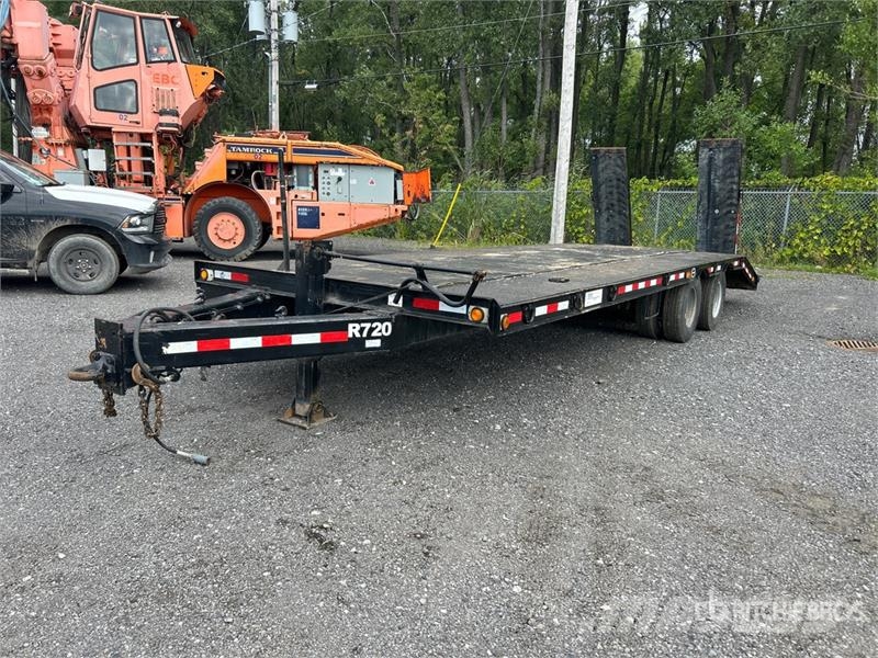  Sylma 12T8R 25 ft T/A Equipment Trailer Biltransporter henger