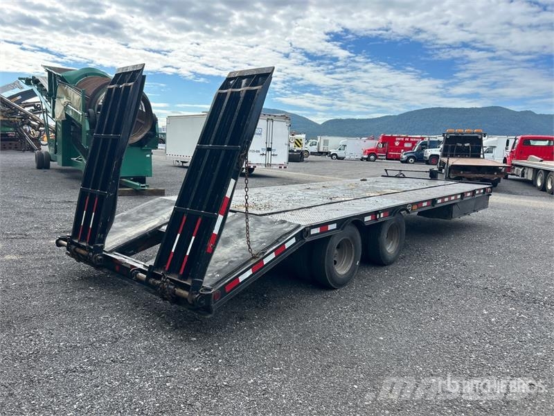  Sylma 12T8R 25 ft T/A Equipment Trailer Biltransporter henger