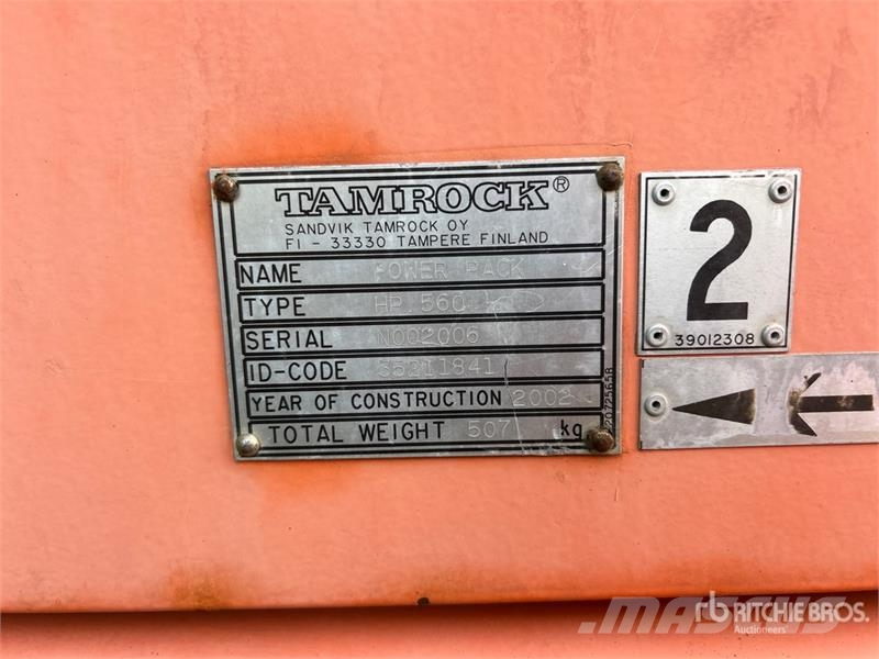 Tamrock Axera T12-315 with SANDVIK UMBRELLA sytem Directio Horisontal borerigg utstyr
