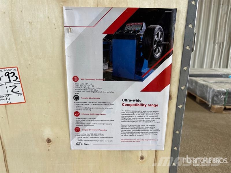 TBM Wheel Balancer (Unused) مكونات أخرى
