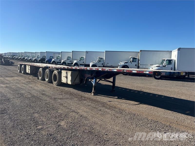 Temisko 28 ft Tri/A B-Train Lead Flatbed Trailer Прицепы-платформы/боковая разгрузка