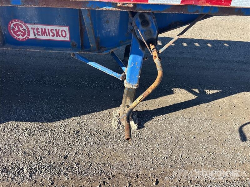 Temisko 28 ft Tri/A B-Train Lead Flatbed Trailer Прицепы-платформы/боковая разгрузка