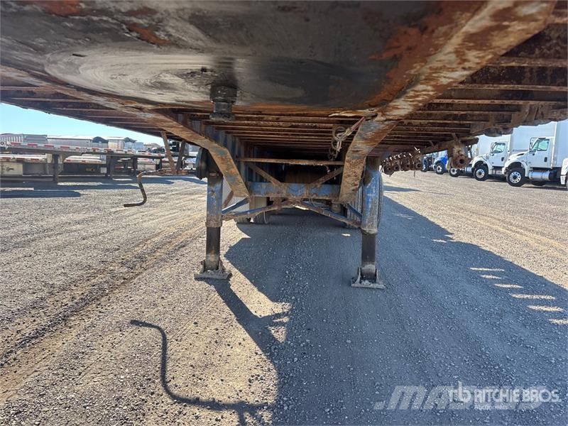 Temisko 28 ft Tri/A B-Train Lead Flatbed Trailer Прицепы-платформы/боковая разгрузка