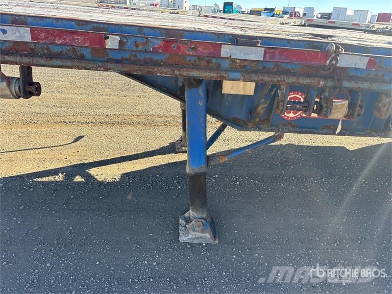 Temisko 28 ft Tri/A B-Train Lead Flatbed Trailer Прицепы-платформы/боковая разгрузка