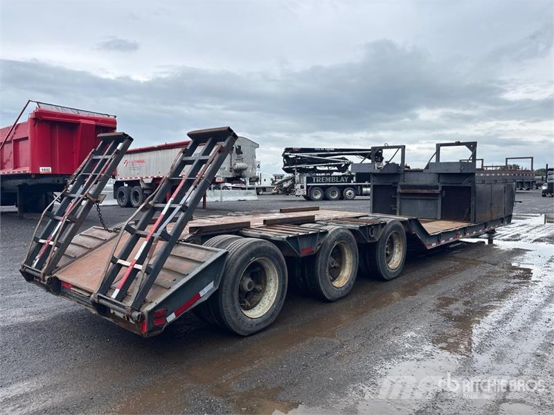 Temisko FL 483 20557 kg Tri/A Lowboy Trailer Alçak yükleyici