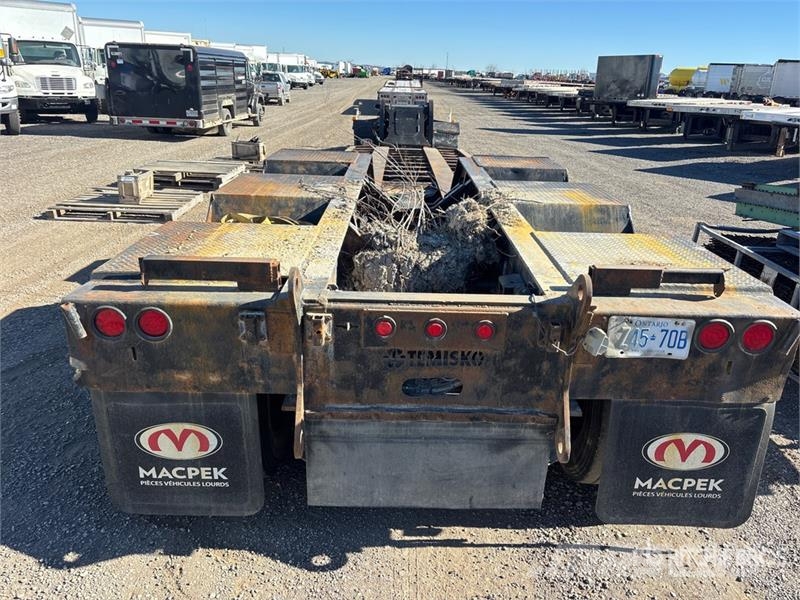 Temisko Tri/A Removable Gooseneck Lowboy Trailer Mažų aukščių krautuvai