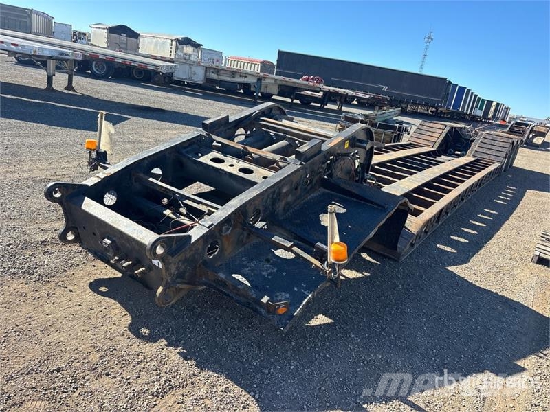 Temisko Tri/A Removable Gooseneck Lowboy Trailer Mažų aukščių krautuvai