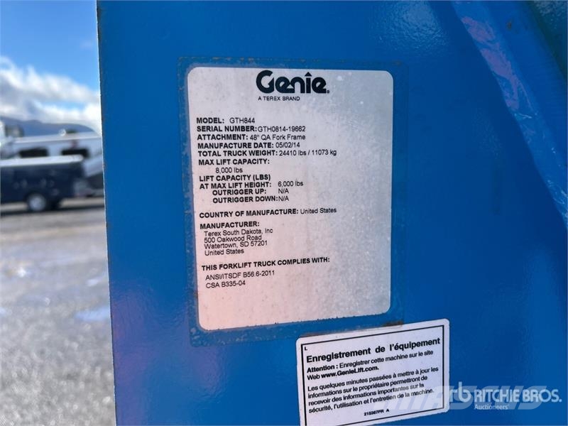 Terex GTH844 Teleskopski viličarji