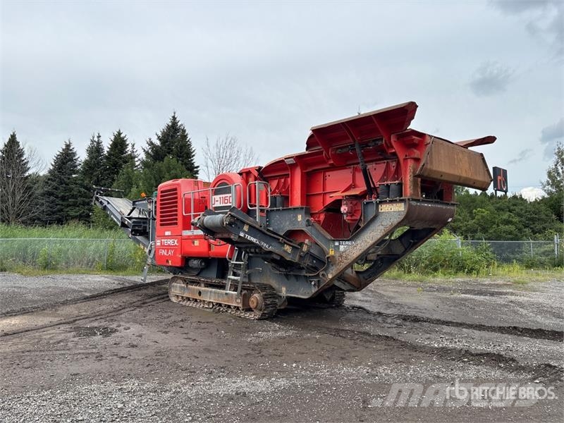Terex J-1160 Tracked Jaw Crushing Plant Aggregate plants
