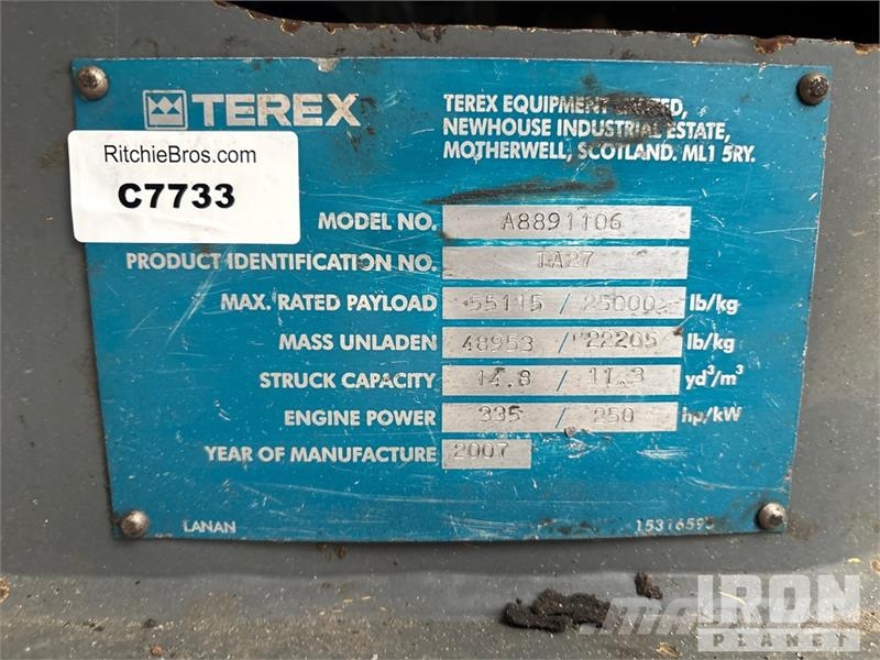 Terex TA27 Dumper - Knickgelenk