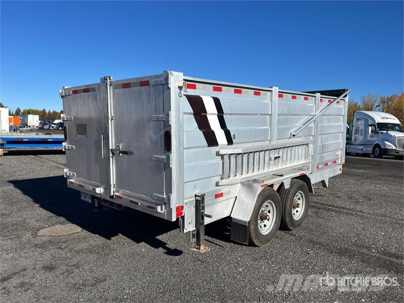 TeroConcept 16 ft T/A Dump Utility Trailer Bañeras