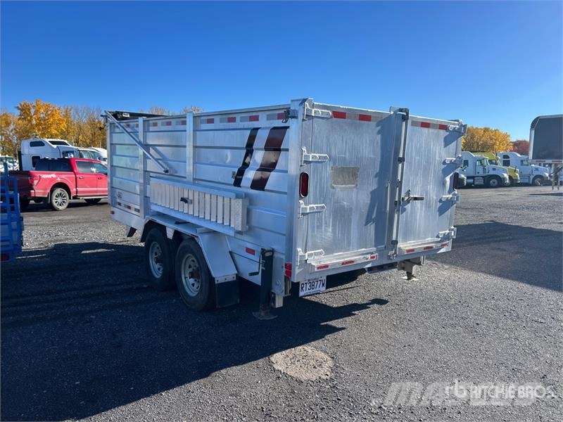 TeroConcept 16 ft T/A Dump Utility Trailer Bañeras