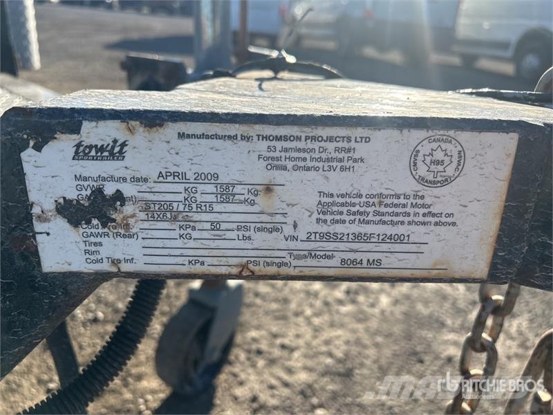 Thomson Projects 8064 S/A Boom Trailer Muud haagised