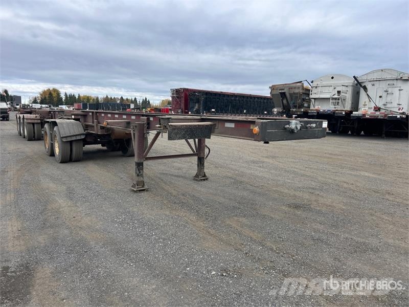  Thruway T/A Super B-Train Lead Container Trailer Remorque porte container