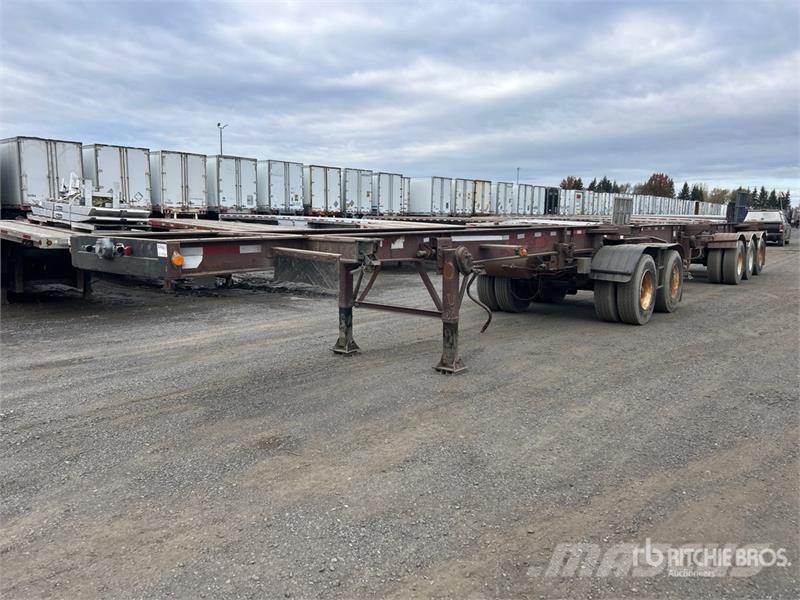  Thruway T/A Super B-Train Lead Container Trailer Remorque porte container