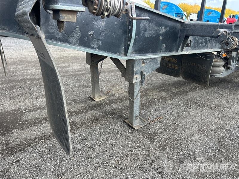  Timmins 48 ft Quad/A Hayrack Log Trailer Rimorchi trasporto legname