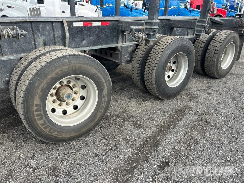  Timmins 48 ft Quad/A Hayrack Log Trailer Rimorchi trasporto legname