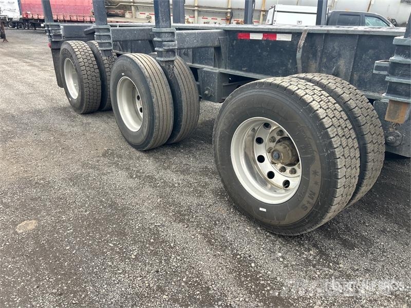  Timmins 48 ft Quad/A Hayrack Log Trailer Rimorchi trasporto legname