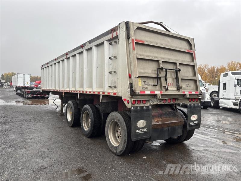 Titan 36 ft Tri/A Aluminum Demolition End Dump Trailer Самоскиди