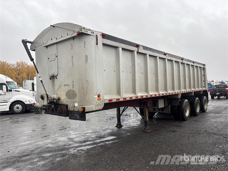Titan 36 ft Tri/A Aluminum Demolition End Dump Trailer Самоскиди