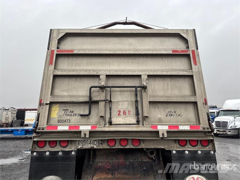 Titan 36 ft Tri/A Aluminum Demolition End Dump Trailer Самоскиди