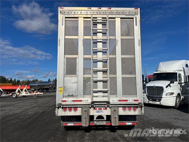 Titan 53 ft x 102 in Quad/A Belly Open-Top Chip Trailer Flishenger