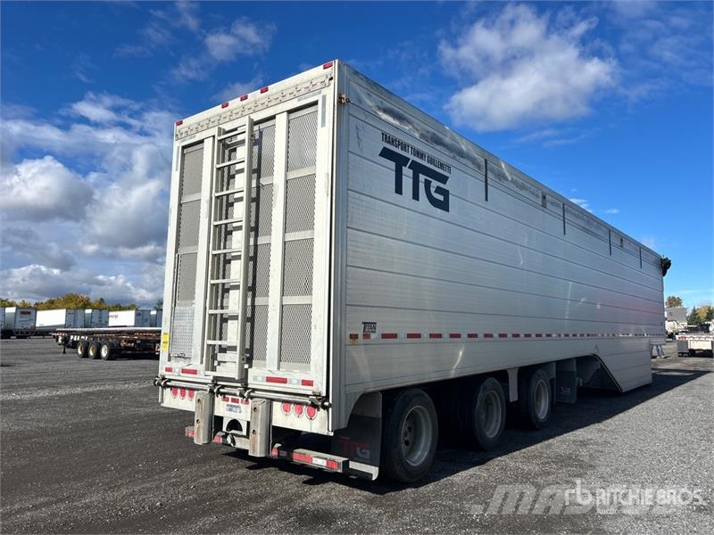 Titan 53 ft x 102 in Quad/A Belly Open-Top Chip Trailer Flishenger