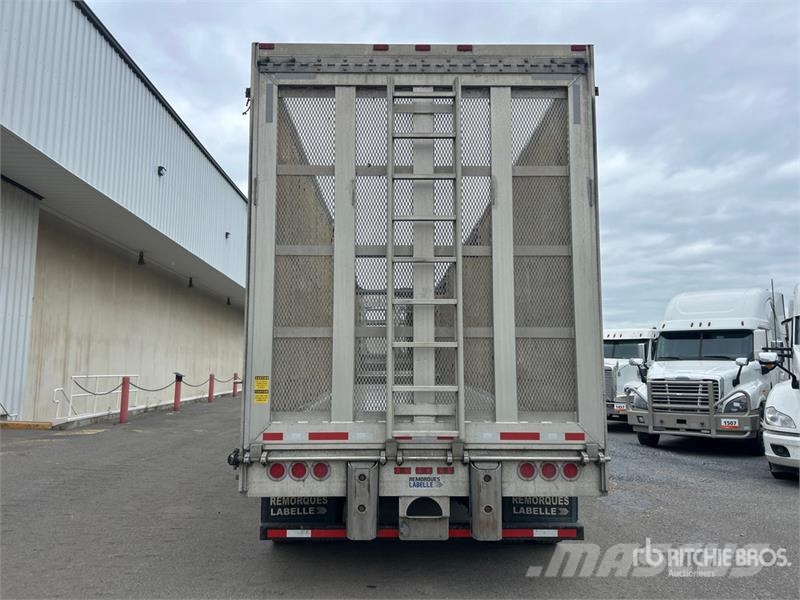 Titan 53 ft x 102 in Quad/A Belly Open-Top Chip Trailer Flishenger