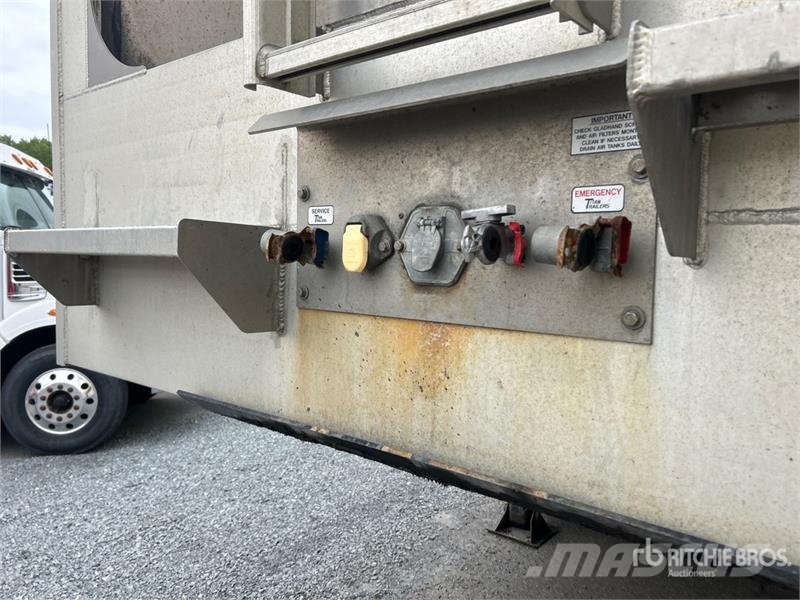 Titan 53 ft x 102 in Quad/A Belly Open-Top Chip Trailer Flishenger