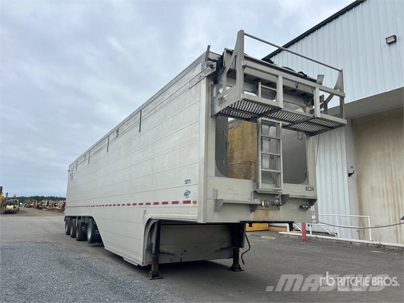 Titan 53 ft x 102 in Quad/A Belly Open-Top Chip Trailer Flishenger