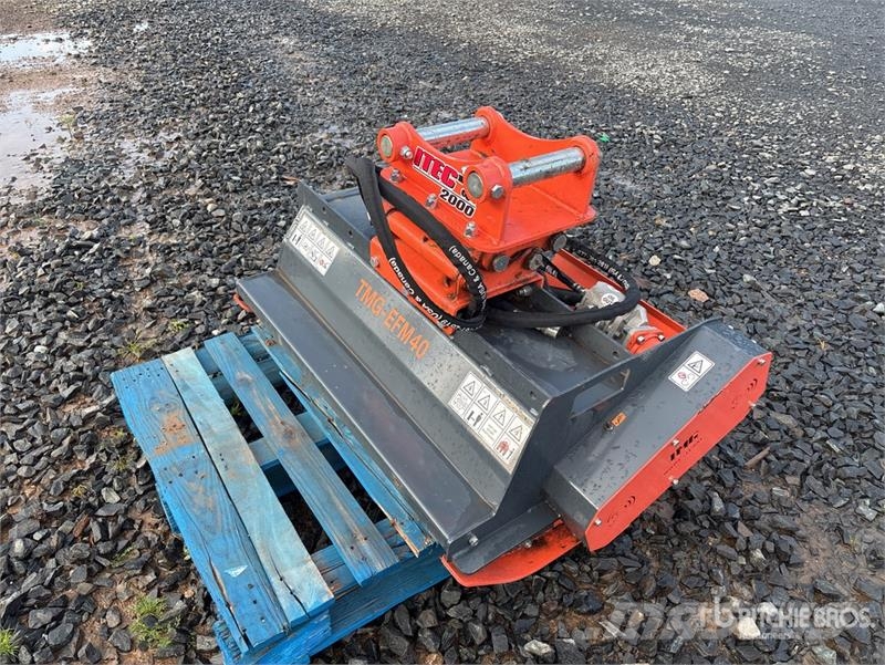 TMG EFM40 40 in Excavator Brush Cutter جزازات وأغطية المراعي