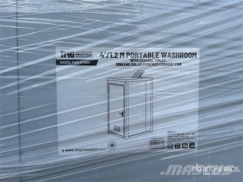 TMG FTS04 4 ft Portable Toilet (Unused) Andre komponenter