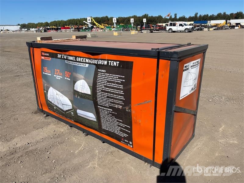 TMG GH3040 30 ft x 40 ft Greenhouse (Unused) Andre komponenter