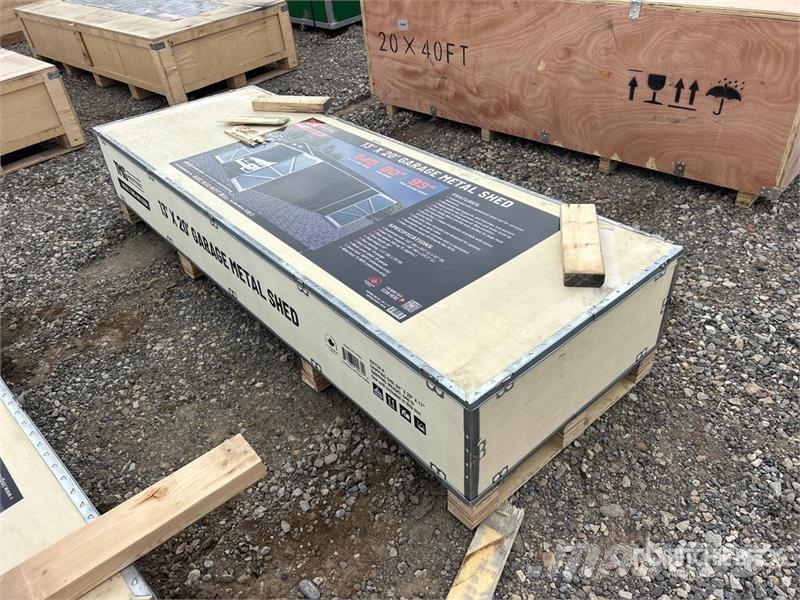TMG MS1320A Metal Garage Shed (Unused) Stalen constructies