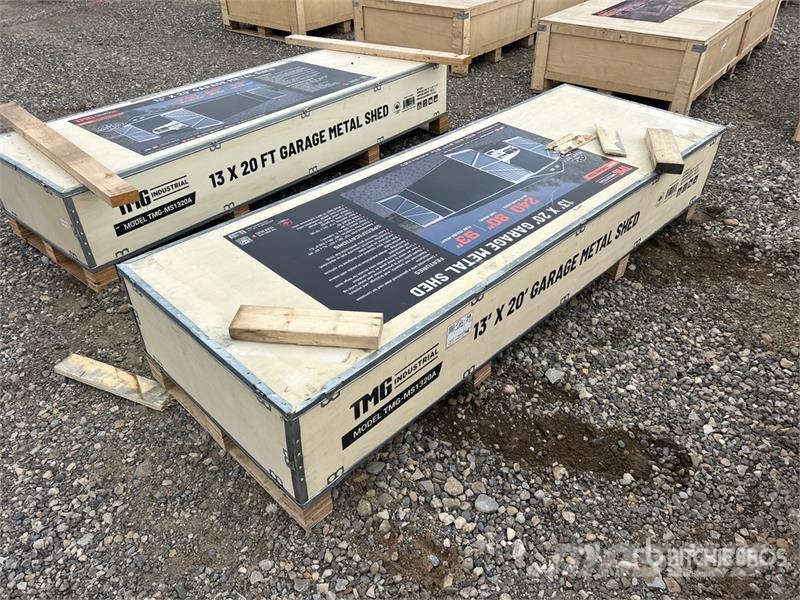 TMG MS1320A Metal Garage Shed (Unused) Stalen constructies