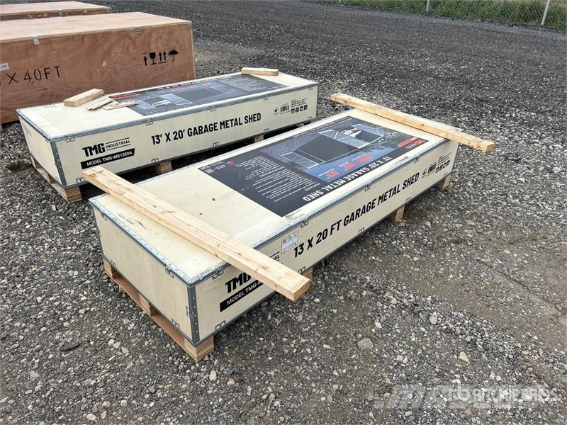 TMG MS1320A Metal Garage Shed (Unused) Stalen constructies