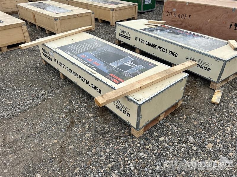 TMG MS1320A Metal Garage Shed (Unused) Stalen constructies